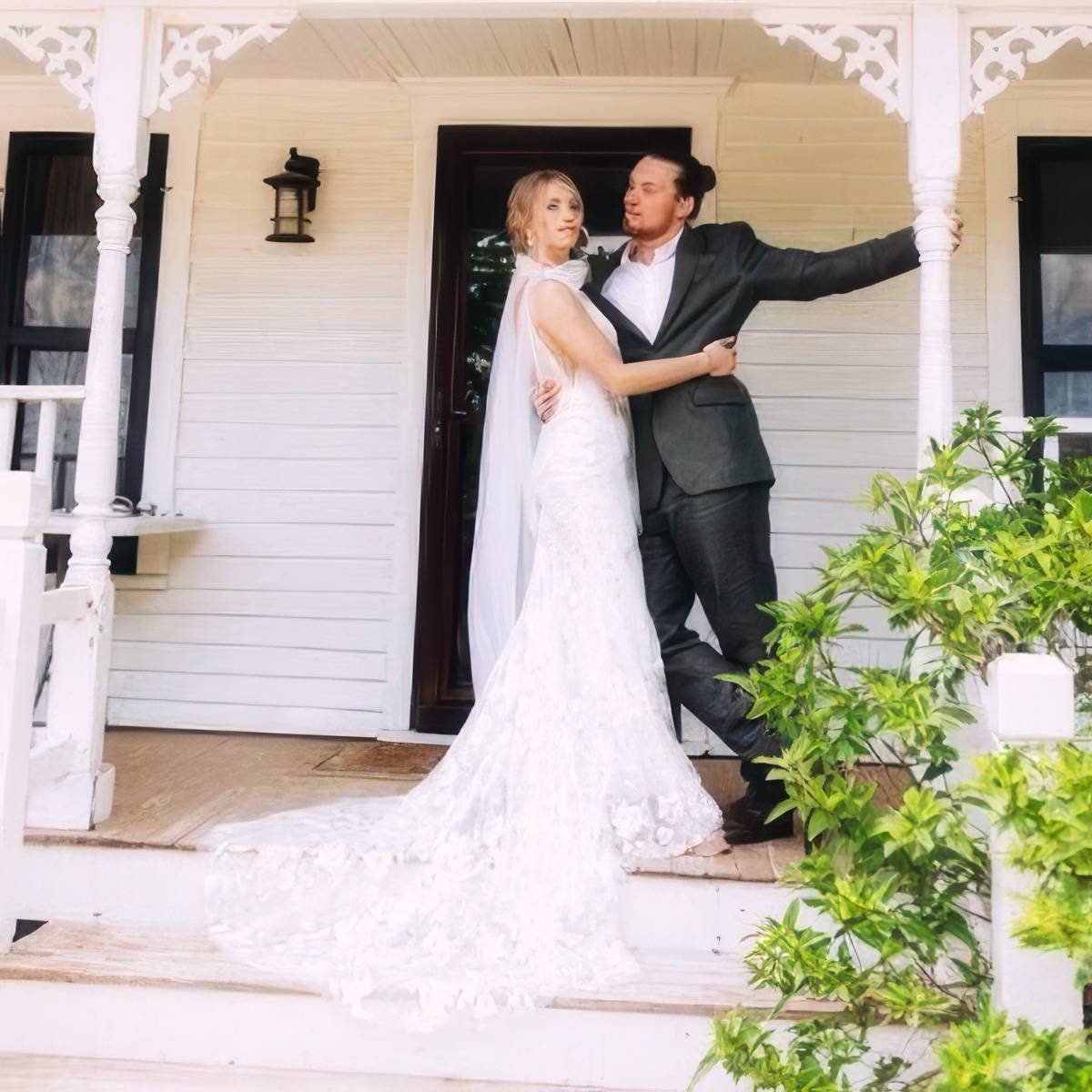Wedding couple photo
