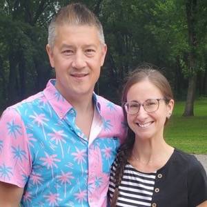 Travis and Kelly, a happy couple
